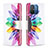 Custodia Portafoglio In Pelle Fantasia Modello Cover con Supporto B01F per Xiaomi Redmi 11A 4G Multicolore