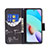 Custodia Portafoglio In Pelle Fantasia Modello Cover con Supporto B01F per Xiaomi Redmi Note 11 4G (2021)