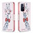 Custodia Portafoglio In Pelle Fantasia Modello Cover con Supporto B01F per Xiaomi Redmi Note 11 5G