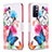 Custodia Portafoglio In Pelle Fantasia Modello Cover con Supporto B01F per Xiaomi Redmi Note 11 5G