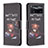 Custodia Portafoglio In Pelle Fantasia Modello Cover con Supporto B01F per Xiaomi Redmi Note 11E Pro 5G