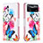 Custodia Portafoglio In Pelle Fantasia Modello Cover con Supporto B01F per Xiaomi Redmi Note 11E Pro 5G Colorato
