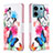 Custodia Portafoglio In Pelle Fantasia Modello Cover con Supporto B01F per Xiaomi Redmi Note 13 Pro 5G