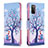 Custodia Portafoglio In Pelle Fantasia Modello Cover con Supporto B03F per Samsung Galaxy A02s