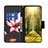 Custodia Portafoglio In Pelle Fantasia Modello Cover con Supporto B03F per Samsung Galaxy A05