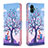 Custodia Portafoglio In Pelle Fantasia Modello Cover con Supporto B03F per Samsung Galaxy A05