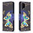 Custodia Portafoglio In Pelle Fantasia Modello Cover con Supporto B03F per Samsung Galaxy A12