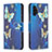 Custodia Portafoglio In Pelle Fantasia Modello Cover con Supporto B03F per Samsung Galaxy A13 4G