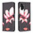 Custodia Portafoglio In Pelle Fantasia Modello Cover con Supporto B03F per Samsung Galaxy A13 4G