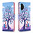 Custodia Portafoglio In Pelle Fantasia Modello Cover con Supporto B03F per Samsung Galaxy A13 4G