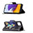Custodia Portafoglio In Pelle Fantasia Modello Cover con Supporto B03F per Samsung Galaxy A22s 5G