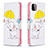Custodia Portafoglio In Pelle Fantasia Modello Cover con Supporto B03F per Samsung Galaxy A22s 5G Giallo