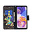 Custodia Portafoglio In Pelle Fantasia Modello Cover con Supporto B03F per Samsung Galaxy A23 5G