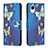 Custodia Portafoglio In Pelle Fantasia Modello Cover con Supporto B03F per Samsung Galaxy A23 5G SC-56C