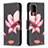 Custodia Portafoglio In Pelle Fantasia Modello Cover con Supporto B03F per Samsung Galaxy A52 4G