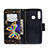 Custodia Portafoglio In Pelle Fantasia Modello Cover con Supporto B03F per Samsung Galaxy A70E