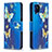 Custodia Portafoglio In Pelle Fantasia Modello Cover con Supporto B03F per Samsung Galaxy F12