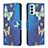 Custodia Portafoglio In Pelle Fantasia Modello Cover con Supporto B03F per Samsung Galaxy F23 5G