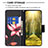 Custodia Portafoglio In Pelle Fantasia Modello Cover con Supporto B03F per Samsung Galaxy M23 5G