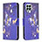 Custodia Portafoglio In Pelle Fantasia Modello Cover con Supporto B03F per Samsung Galaxy M33 5G