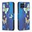 Custodia Portafoglio In Pelle Fantasia Modello Cover con Supporto B03F per Samsung Galaxy M53 5G