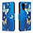 Custodia Portafoglio In Pelle Fantasia Modello Cover con Supporto B03F per Samsung Galaxy Note 20 5G