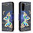 Custodia Portafoglio In Pelle Fantasia Modello Cover con Supporto B03F per Samsung Galaxy S20 FE (2022) 5G