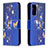 Custodia Portafoglio In Pelle Fantasia Modello Cover con Supporto B03F per Samsung Galaxy S20 FE 4G