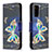 Custodia Portafoglio In Pelle Fantasia Modello Cover con Supporto B03F per Samsung Galaxy S20 FE 4G