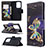 Custodia Portafoglio In Pelle Fantasia Modello Cover con Supporto B03F per Samsung Galaxy S20 Plus