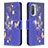 Custodia Portafoglio In Pelle Fantasia Modello Cover con Supporto B03F per Xiaomi Poco F3 5G