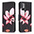 Custodia Portafoglio In Pelle Fantasia Modello Cover con Supporto B03F per Xiaomi POCO M3 Pro 5G Rosso