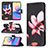 Custodia Portafoglio In Pelle Fantasia Modello Cover con Supporto B03F per Xiaomi Redmi Note 10 5G