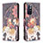 Custodia Portafoglio In Pelle Fantasia Modello Cover con Supporto B03F per Xiaomi Redmi Note 11 5G