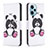 Custodia Portafoglio In Pelle Fantasia Modello Cover con Supporto B03F per Xiaomi Redmi Note 12 Turbo 5G Multicolore