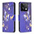 Custodia Portafoglio In Pelle Fantasia Modello Cover con Supporto B03F per Xiaomi Redmi Note 13 5G