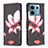 Custodia Portafoglio In Pelle Fantasia Modello Cover con Supporto B03F per Xiaomi Redmi Note 13 Pro 5G