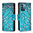 Custodia Portafoglio In Pelle Fantasia Modello Cover con Supporto B04F per Nokia G11