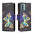 Custodia Portafoglio In Pelle Fantasia Modello Cover con Supporto B04F per Nokia G22