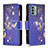 Custodia Portafoglio In Pelle Fantasia Modello Cover con Supporto B04F per Nokia G22