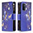 Custodia Portafoglio In Pelle Fantasia Modello Cover con Supporto B04F per OnePlus Nord N200 5G