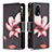 Custodia Portafoglio In Pelle Fantasia Modello Cover con Supporto B04F per Oppo A74 4G