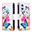 Custodia Portafoglio In Pelle Fantasia Modello Cover con Supporto B04F per Oppo A96 5G