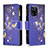 Custodia Portafoglio In Pelle Fantasia Modello Cover con Supporto B04F per Oppo Find X5 5G