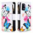 Custodia Portafoglio In Pelle Fantasia Modello Cover con Supporto B04F per Oppo Reno5 F