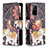 Custodia Portafoglio In Pelle Fantasia Modello Cover con Supporto B04F per Oppo Reno5 Z 5G