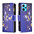 Custodia Portafoglio In Pelle Fantasia Modello Cover con Supporto B04F per Realme 9 4G