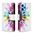 Custodia Portafoglio In Pelle Fantasia Modello Cover con Supporto B04F per Realme 9 Pro+ Plus 5G Multicolore