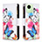 Custodia Portafoglio In Pelle Fantasia Modello Cover con Supporto B04F per Realme C30 Colorato