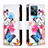 Custodia Portafoglio In Pelle Fantasia Modello Cover con Supporto B04F per Realme C31 Colorato